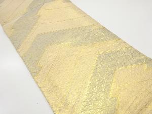 アンティーク　本場筑前博多　佐賀錦　古典柄模様織り出し全通袋帯(材料)